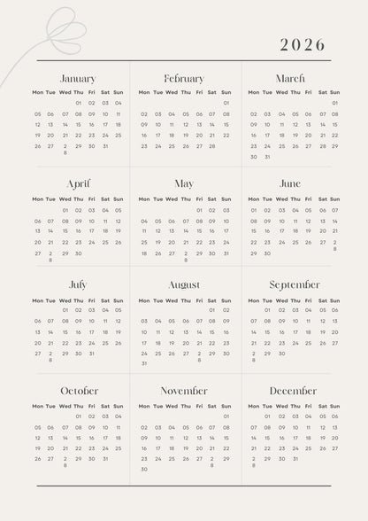 The Yearly Planner