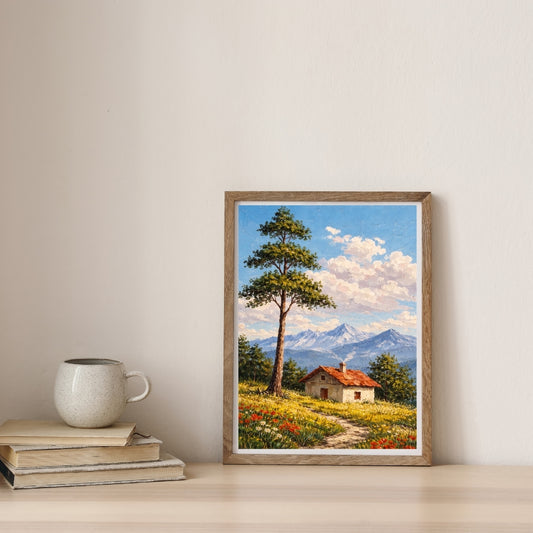 Whispers of the Hills | Frame A4 Size