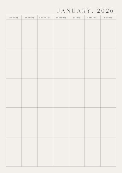 The Yearly Planner