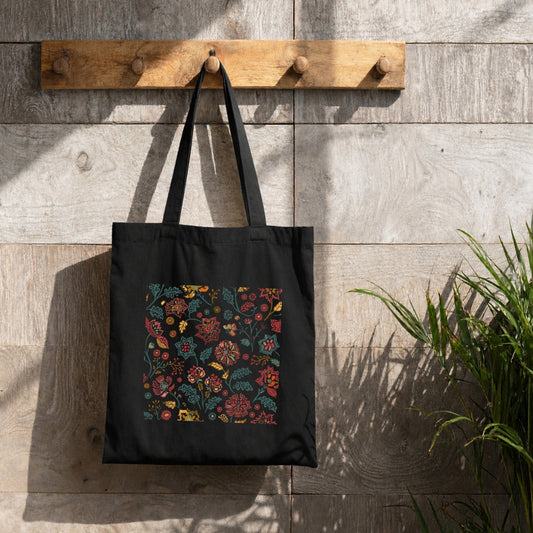 Folk floral | Tote Bag