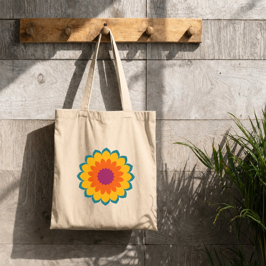 Radiant Mandala Bloom | Tote Bag