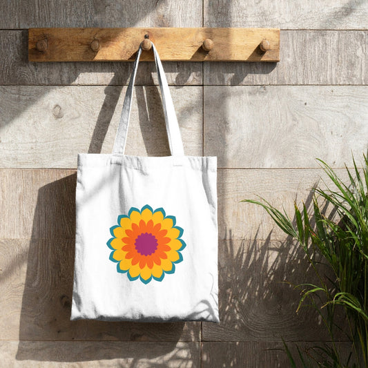 Radiant Mandala Bloom | Tote Bag