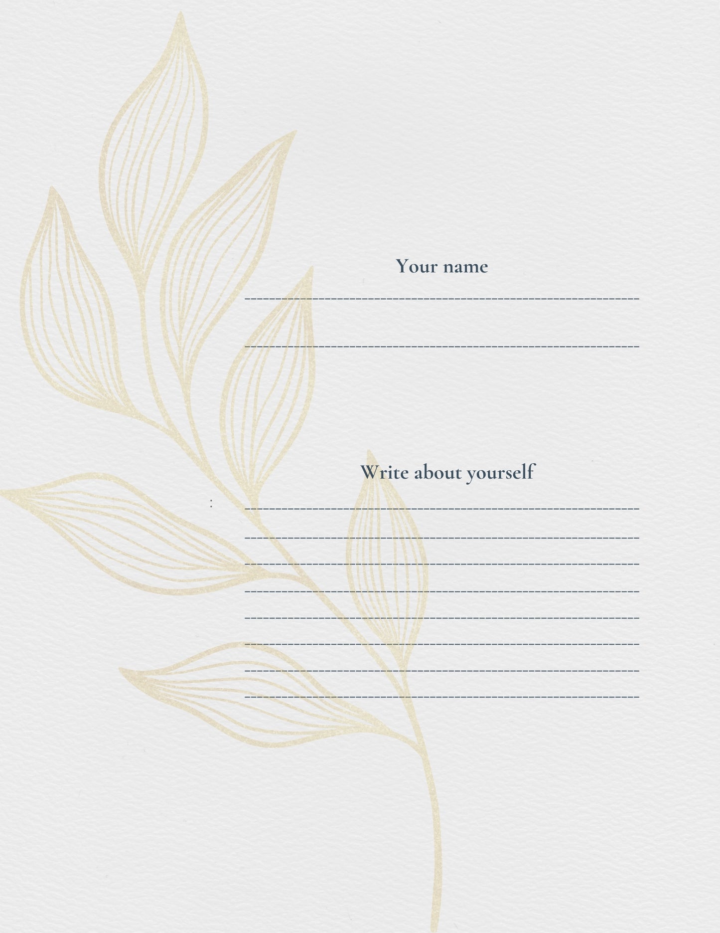 Self Reflection | Journal