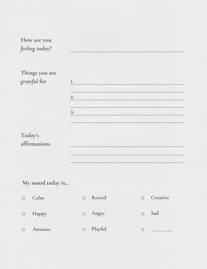 Self Reflection | Journal
