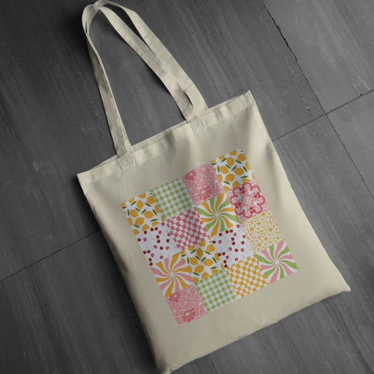 Sunlit Patchwork | Tote Bag