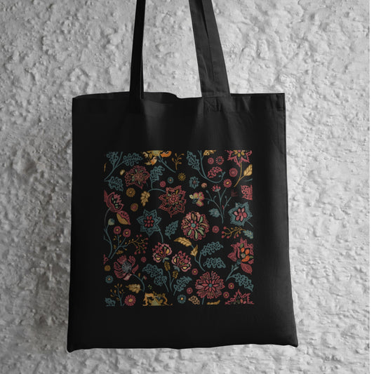 Folk floral | Tote Bag