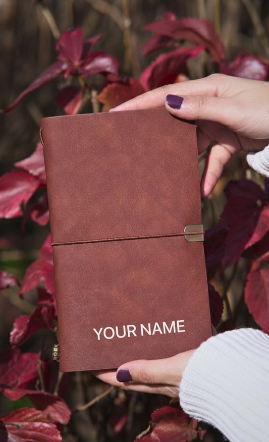 Customized Leather Diary With Your Name